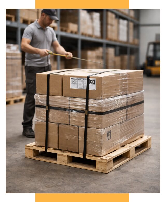 Упаковка и паллетирование грузов от 3638 р. | СетСервис-Лпц