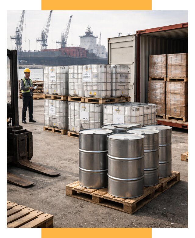 Доставка химического сырья из Индии от 259850 р. | СетСервис-Лпц