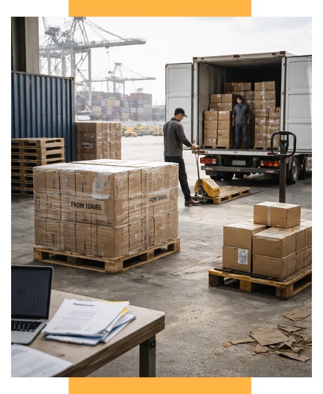 Доставка грузов из Израиля от 15591 р., логистика от СетСервис-Лпц