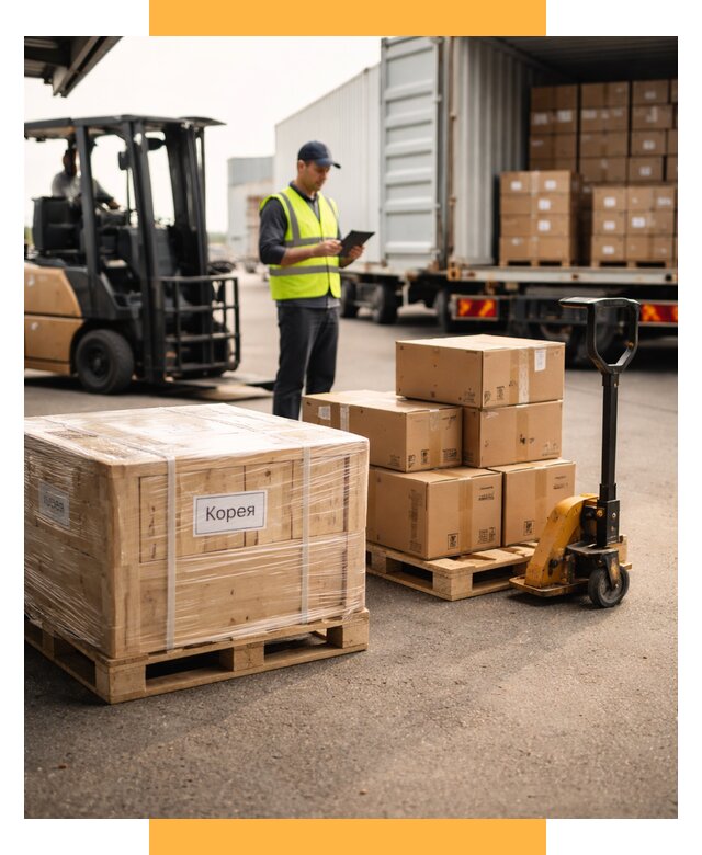 Доставка грузов в Корею из России от 36379 р. | СетСервис-Лпц