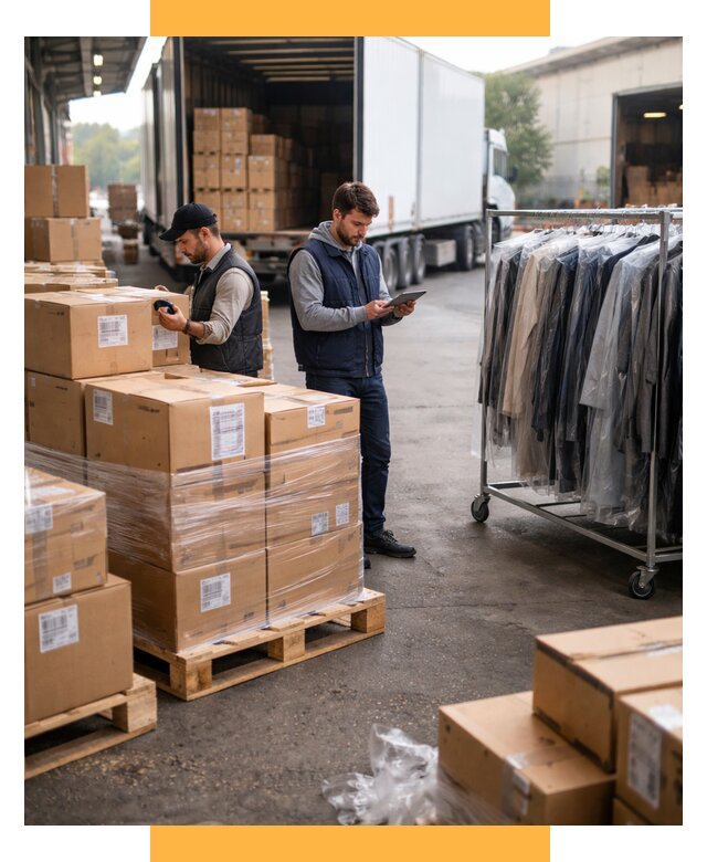 Перевозка и доставка одежды из Китая от 7796 р., СетСервис-Лпц