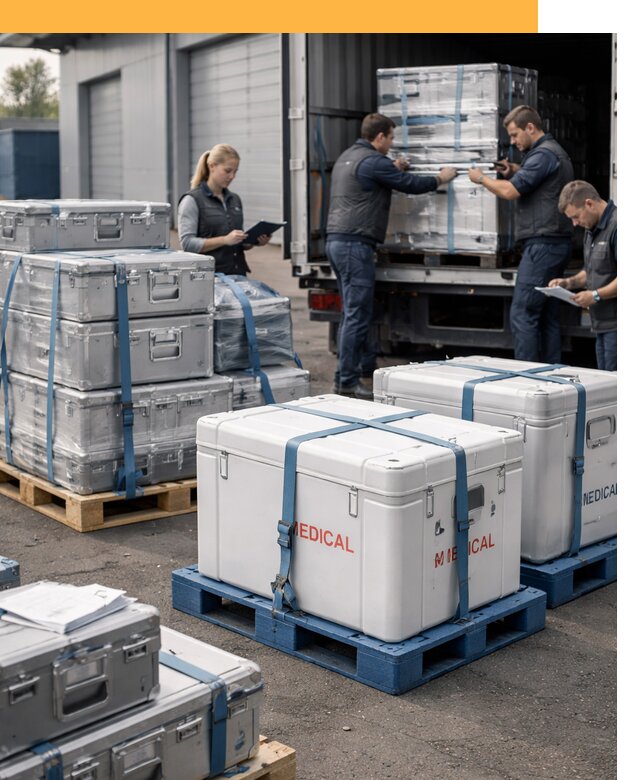 Перевозка медицинского оборудования по всему миру от 15591 руб