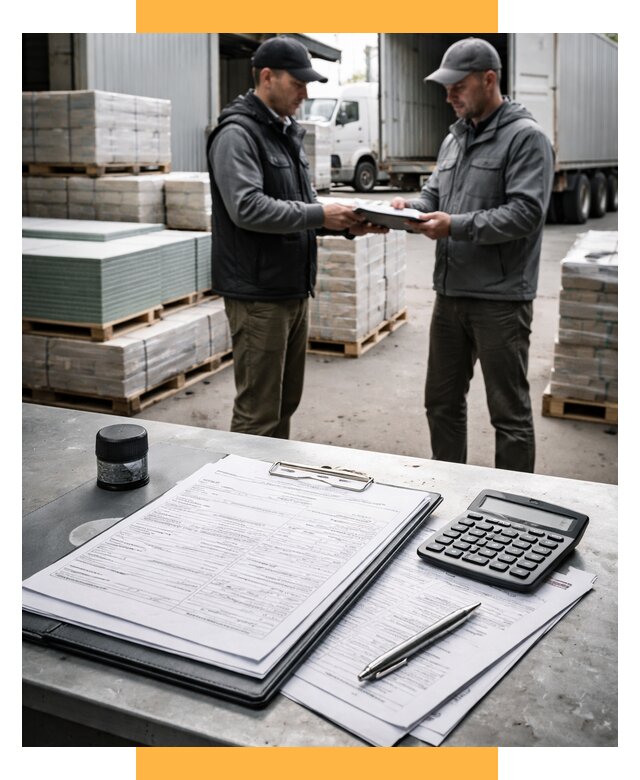 Таможенное оформление стройматериалов от 8835 р. | СетСервис-Лпц