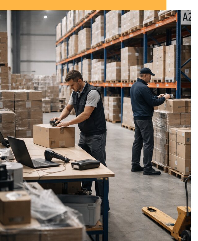 Склад консолидации в Европе: хранение, сортировка от 6756